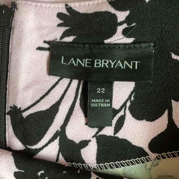 Lane Bryant Size 22 Black and Pink Dress - Picture 3 of 3
